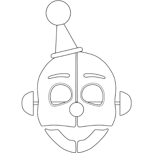 Ennard Head, Cartoon, robot_face, easy, US, JP