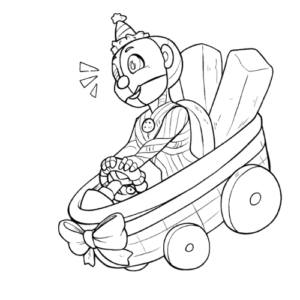 Ennard Robot, Cartoon, character, unknown_character, normal, VN