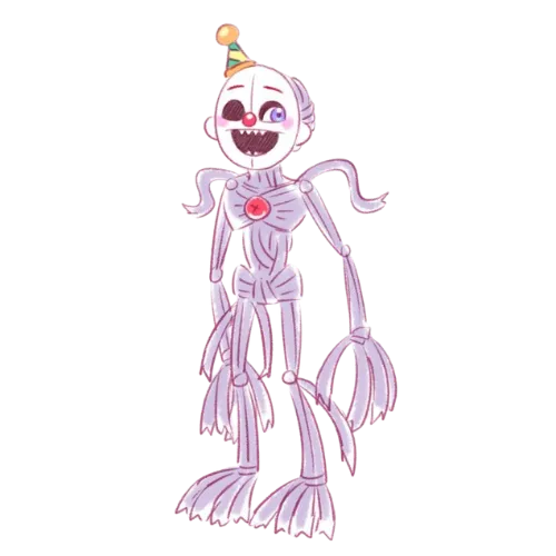 Ennard Sit Pose, Cartoon, Five_Nights_at_Freddy's, Moondrop, normal, famous