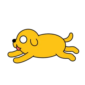 Flying Stretch Jake, Cartoon