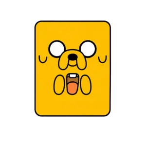 Jake Face Screen, Cartoon, Adventure_Time, Jake, easy, famous