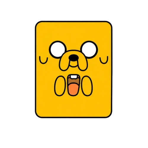Jake Face Screen, Cartoon, Adventure_Time, Jake, easy, famous