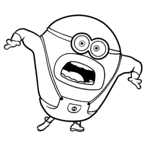 Minion Angry, Cartoon, Despicable_Me, minion, easy, famous