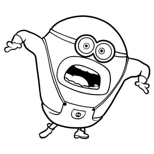 Minion Angry, Cartoon, Despicable_Me, minion, easy, famous