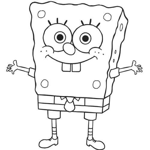 SpongeBob Tilt, Cartoon, SpongeBob_SquarePants, SpongeBob, easy, famous
