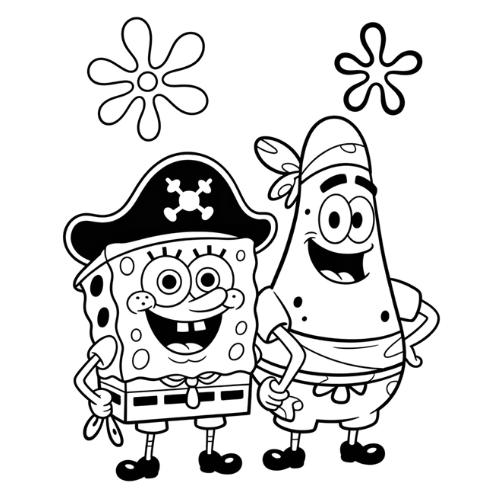 SpongeBob Toy, Cartoon, abstract, minimalist, easy, simple_shape