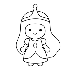 Wavy Hair Princess, Cartoon, princess_character, easy, US, GB
