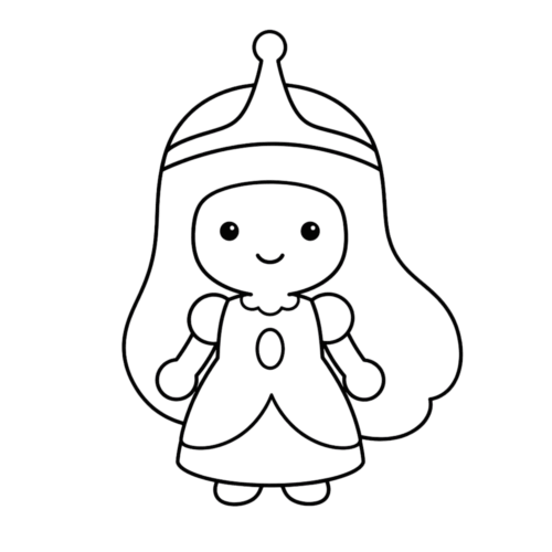 Wavy Hair Princess, Cartoon, princess_character, easy, US, GB