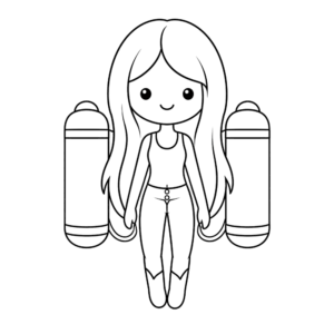 Jetpack Marceline, Cartoon, chibi_diver, easy, VN, JP