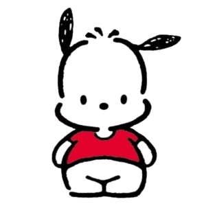 Red Shirt Puppy, Cartoon, Pochacco, easy, famous, JP