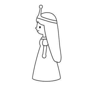 Long Cape Princess, Cartoon