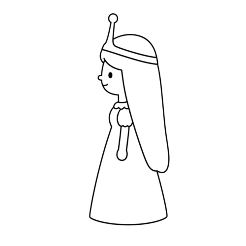 Long Cape Princess, Cartoon