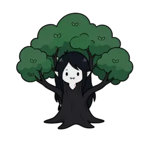 Tree Monster Marceline, Cartoon, adventure_time, marceline, normal, famous