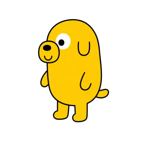 Upright Side Jake, Cartoon