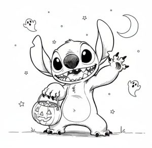 stitch-1, Cartoon, cartoon, Lilo_&_Stitch, Stitch, easy