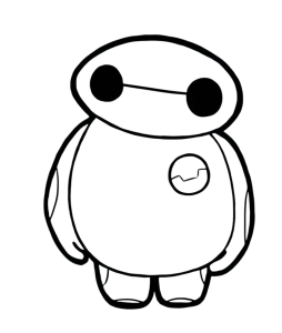 Baymax, Cartoon, disney, Big_Hero_6, easy