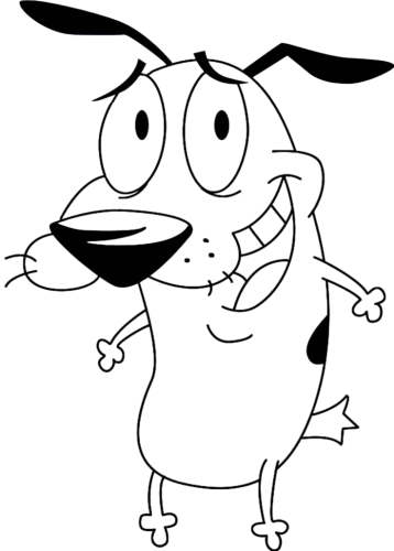 Courage dog, Cartoon, cartoon, Courage_the_Cowardly_Dog, Courage, normal