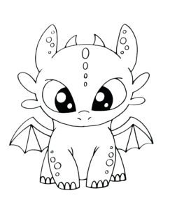 Toothless, Cartoon, cute, dragon, easy, US