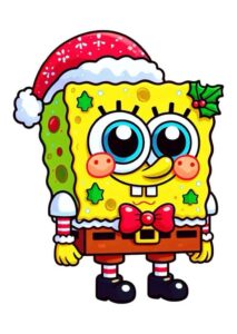 temp_5, Cartoon, cartoon, Christmas, SpongeBob, easy