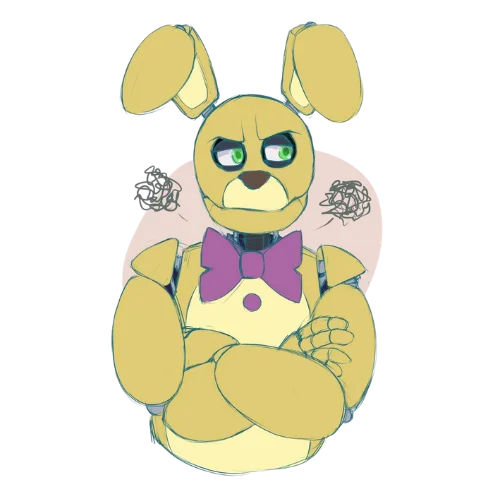 Spring_Bonnie, Cartoon, cartoon, Five_Nights_at_Freddy\'s, normal