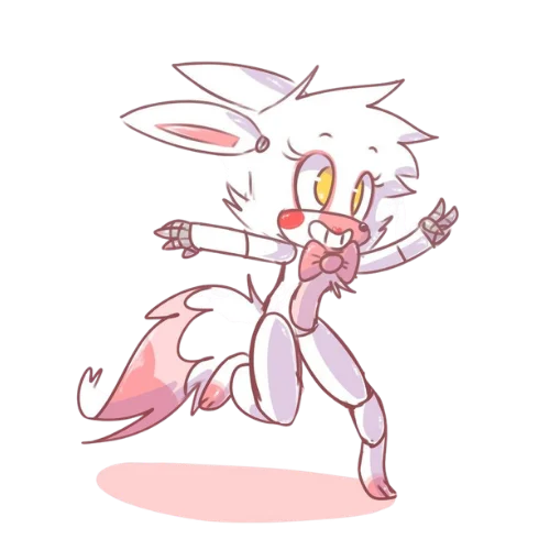 Cartoon temp 5, Cartoon, cartoon, FNAF, Mangle, normal