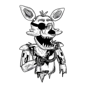 Foxy_2, Cartoon, cartoon, Five_Nights_at_Freddy\'s, Foxy, normal
