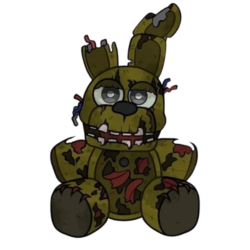 Five_Nights_at_Freddy, Cartoon, cartoon, fnaf, springtrap, normal