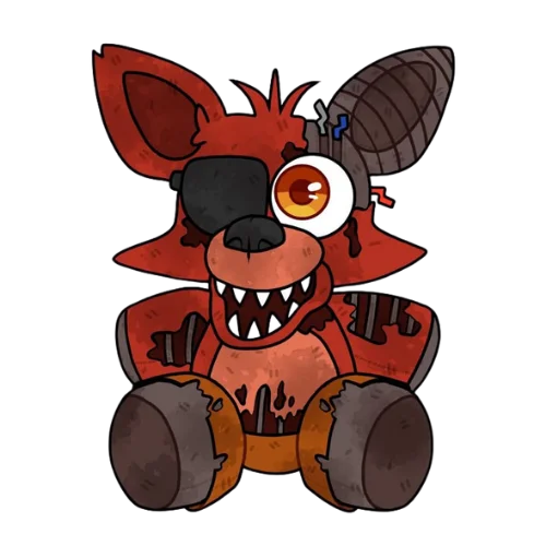 Foxy_3, Cartoon, cartoon, Five_Nights_at_Freddy\'s, Foxy, normal