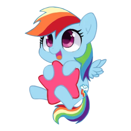 My-Little-Pony_1, Cartoon, cartoon, My-Little-Pony, Rainbow-Dash, easy