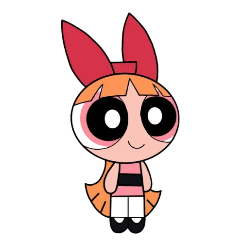 Cartoon temp 26, Cartoon, cartoon, The-Powerpuff-Girls, Blossom, easy