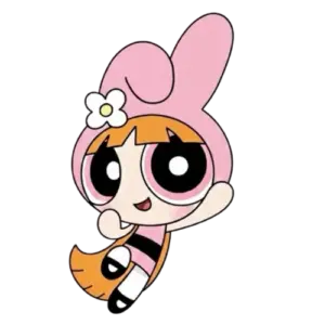 Powerpuff_Girls_2, Cartoon, cartoon, Powerpuff_Girls, Blossom, easy