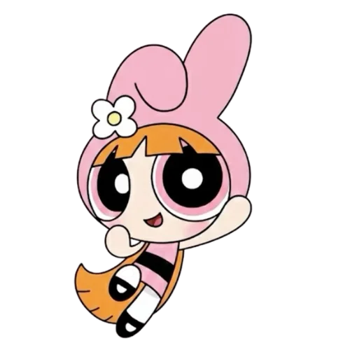 Powerpuff_Girls_2, Cartoon, cartoon, Powerpuff_Girls, Blossom, easy