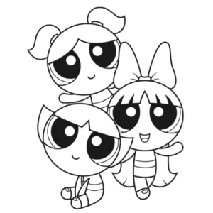 Powerpuff_Girls_4, Cartoon, cartoon, Powerpuff_Girls, Blossom_and_Bubbles_and_Buttercup, normal