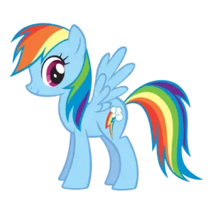 My-Little-Pony_3, Cartoon, cartoon, My_Little_Pony, Rainbow_Dash, normal
