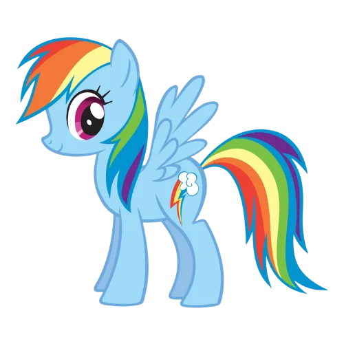 My-Little-Pony_3, Cartoon, cartoon, My_Little_Pony, Rainbow_Dash, normal