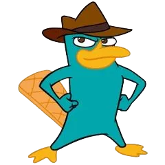 Agent Perry, Cartoon, Phineas_and_Ferb, Perry_the_Platypus, easy, famous