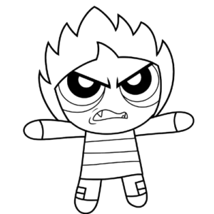 Angry Butch, Cartoon, Powerpuff_Girls, Butch, normal, famous