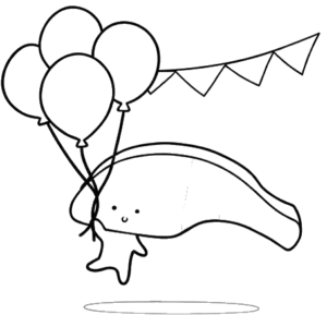 Balloon Mushroom, Cartoon, balloon_with_character, easy, JP, CN