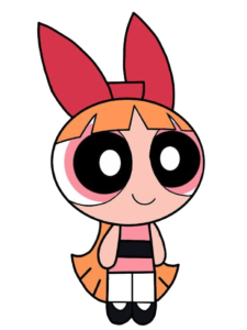 Blossom Buddy, Cartoon, Powerpuff_Girls, Blossom, easy, famous