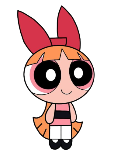 Blossom Buddy, Cartoon, Powerpuff_Girls, Blossom, easy, famous