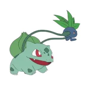 Bulbasaur With Oddish, Cartoon, pokemon, bulbasaur, normal, famous