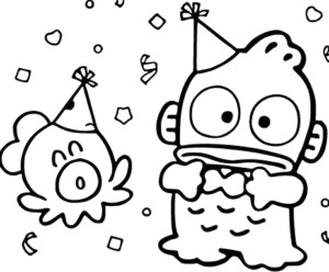 Bule Monster Confetti, Cartoon, clown_characters, easy, US, UK