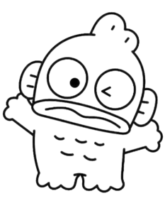 Bule Monster Ghost, Cartoon, character, unknown_character, easy, no_color
