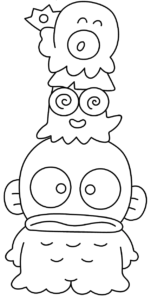 Bule Monster Robot, Cartoon, cartoon_characters, easy, US, CA