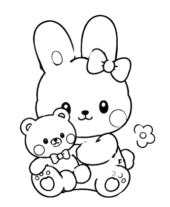 Bunny Eating Noodles, Cartoon, Hello_Kitty, easy, famous, JP