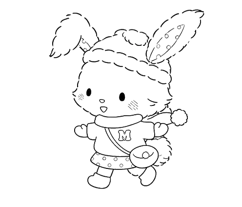 Bunny In Cupcake, Cartoon, anime, unknown_character, easy, famous