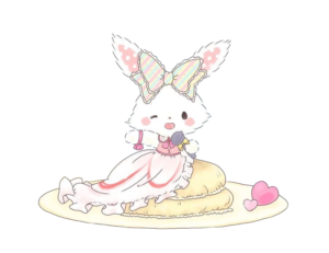 Bunny In Puddle, Cartoon, cute_character, normal, JP, KR