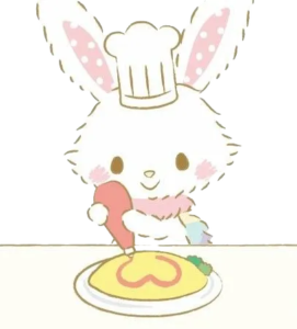 Bunny Jumping Through Hoop, Cartoon, anime_character, rabbit_chef, easy, famous