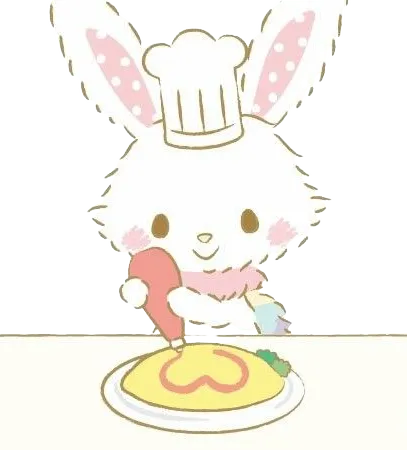 Bunny Jumping Through Hoop, Cartoon, anime_character, rabbit_chef, easy, famous