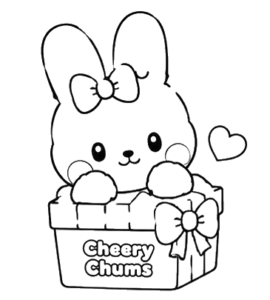 Bunny On Toilet, Cartoon, cute_bunny, easy, JP, US